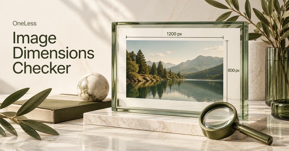 A photograph with guides showing its pixel width and height.