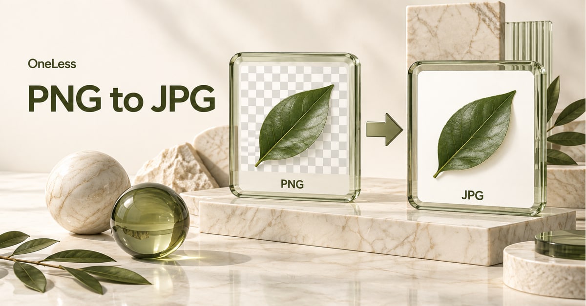 A PNG leaf on transparency converted to JPG on a white background.